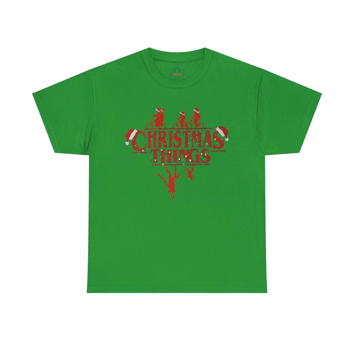 Christmas Things Retro Upside Down T-Shirt | Holiday Graphic Tee