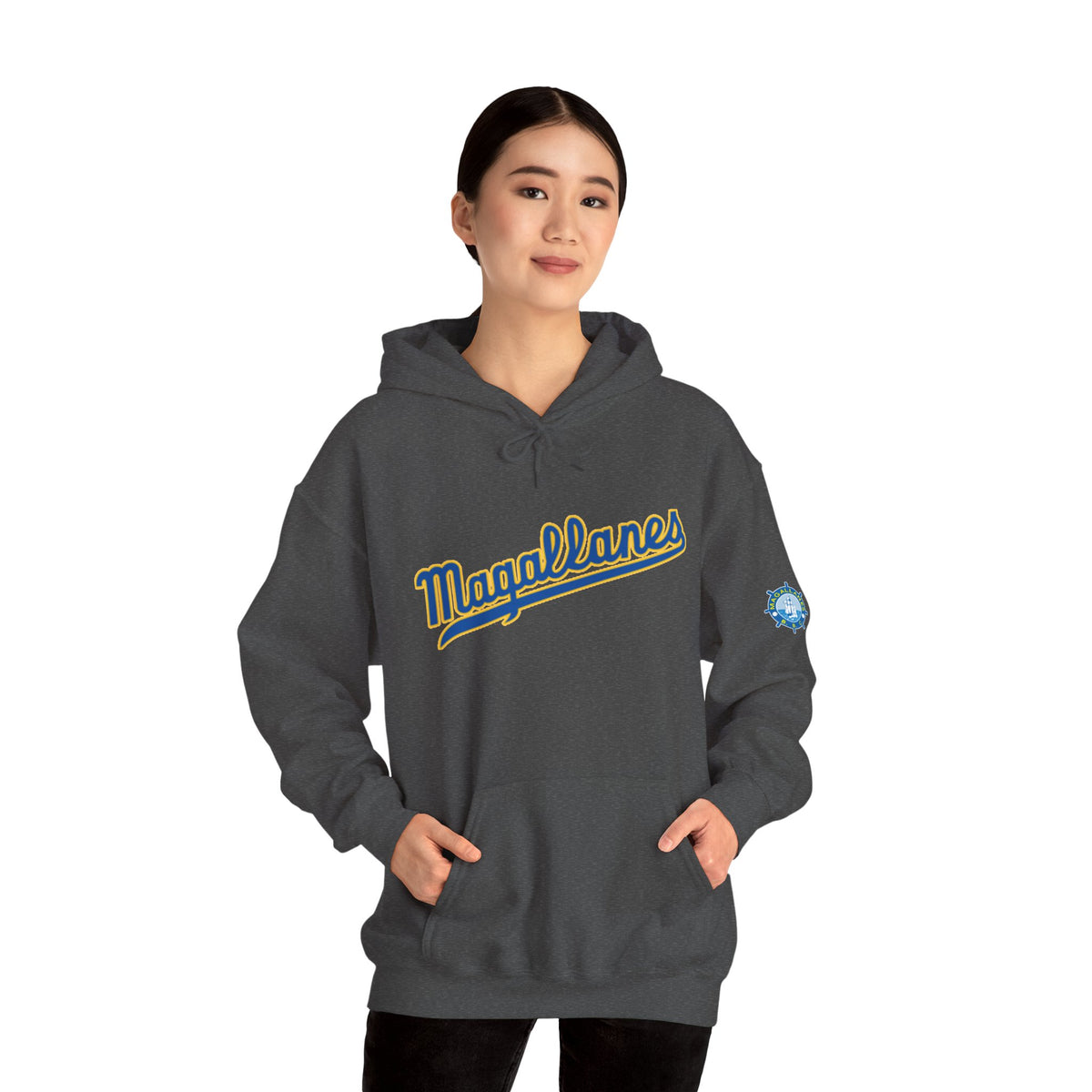 Venezuelan Baseball Fan, Navegantes del Magallanes Unisex Heavy Blend™ Hooded Sweatshirt