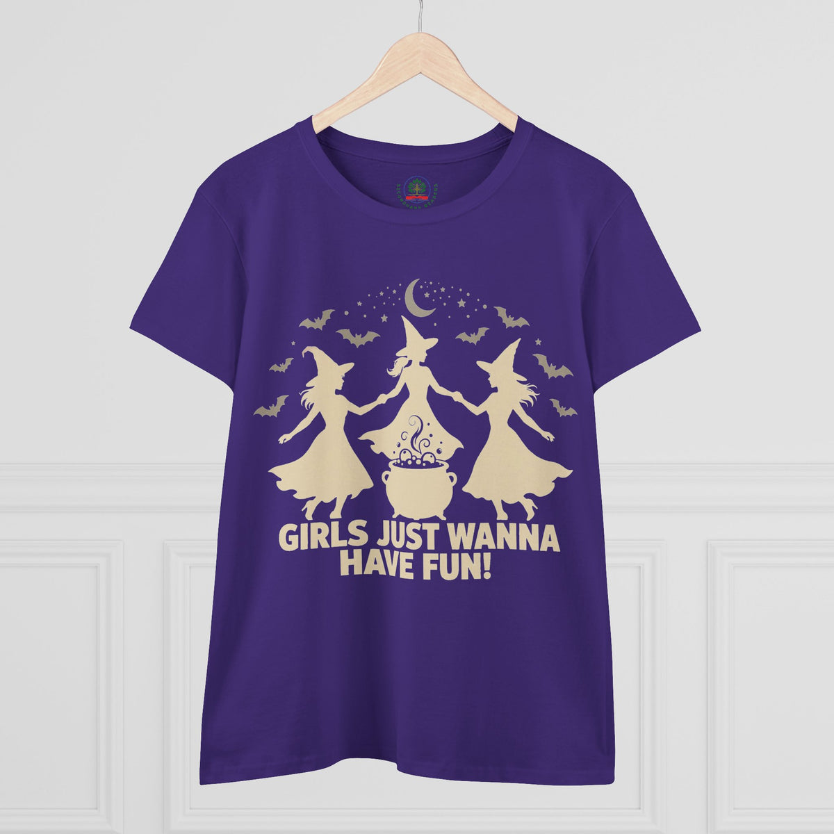 Girls Just Wanna Have Fun, Witch Dance Halloween Shirt, Womens Tee