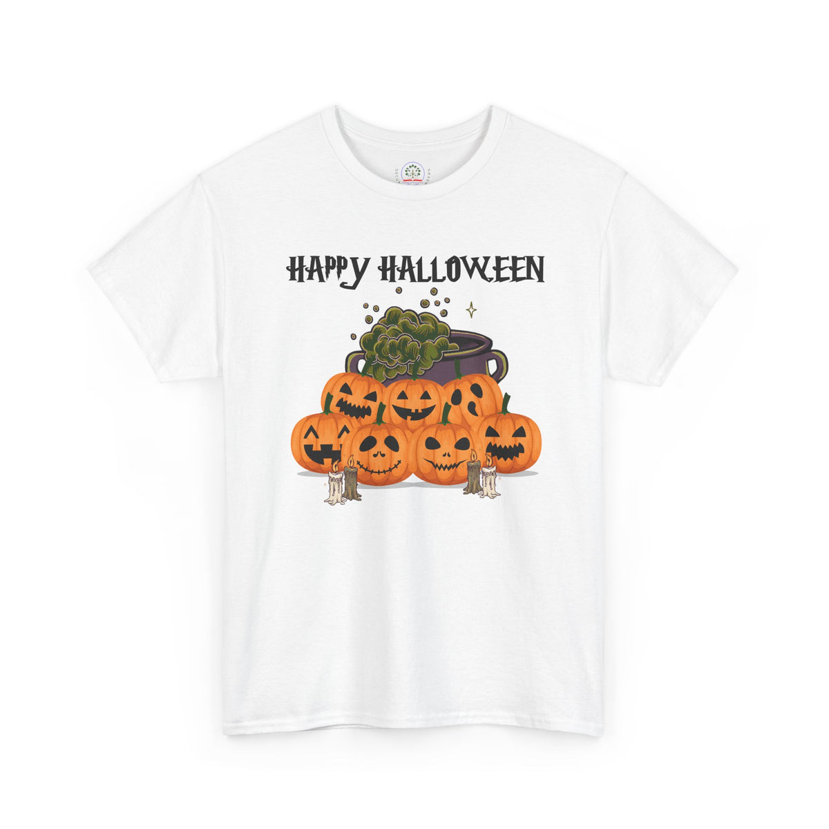 Happy Halloween Unisex Tee, Funny Pumpkin Shirt, Fall Apparel, Spooky Season - Secondhand Readers