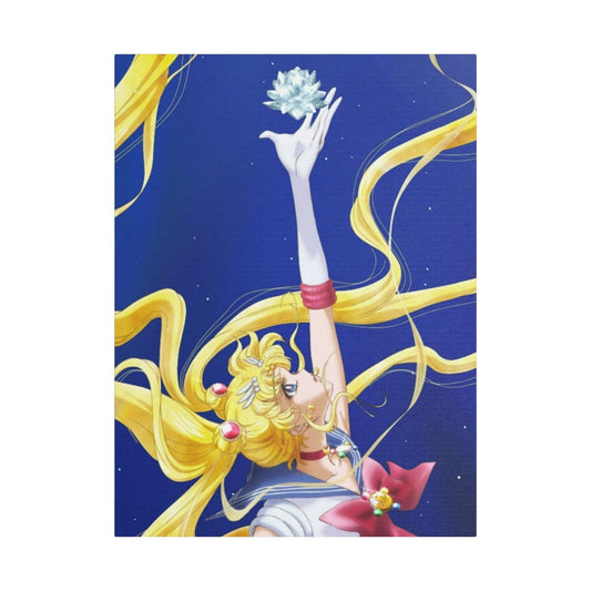 Canvas Print, Sailor Moon Silver Crystal, Manga Satin Wall Art, Home Decor, Anime