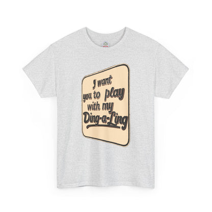 Sarcastic Humor Tee, Chuck Berry, My Ding-a-Ling, Funny Graphic T-Shirt