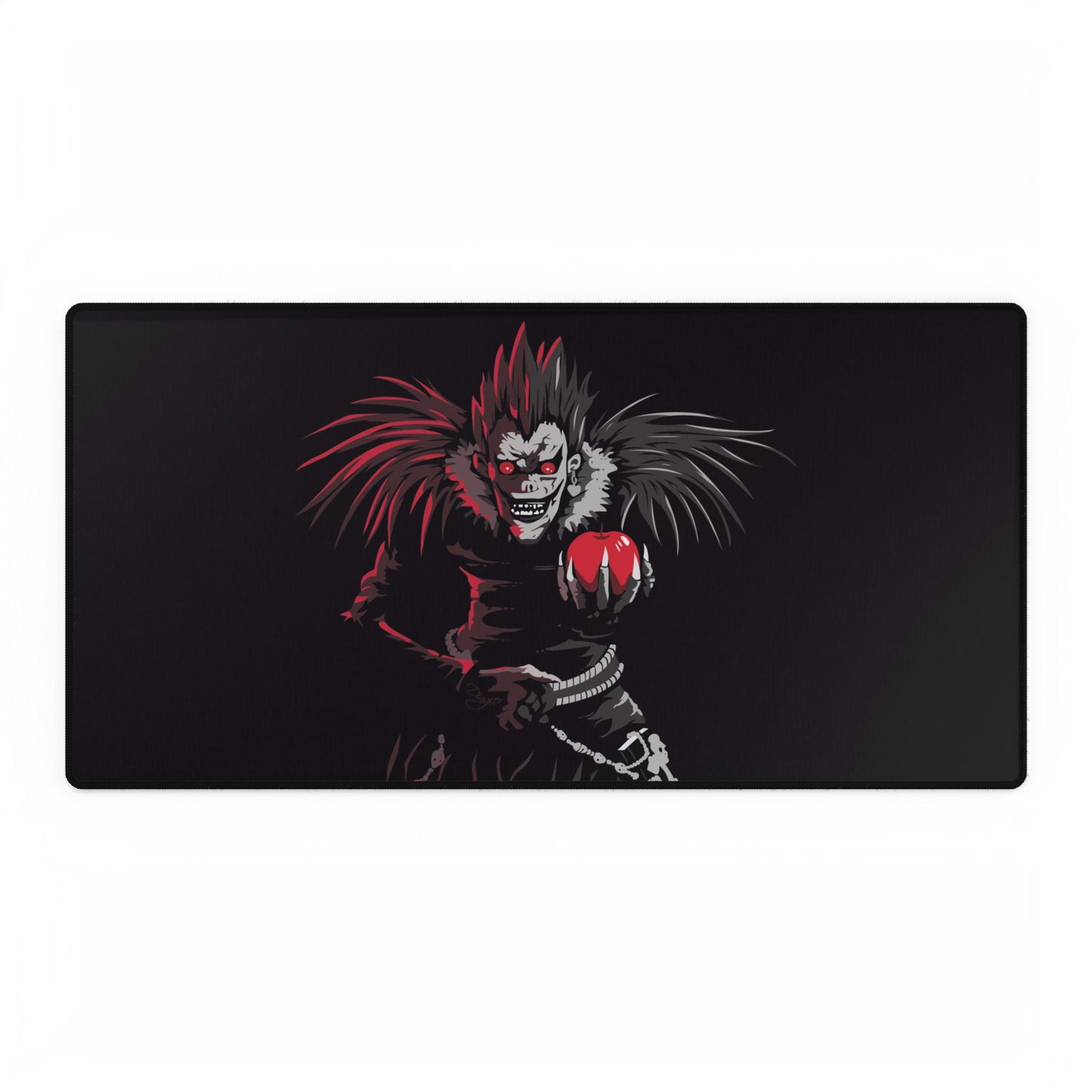 Ryuk Shinigami desk mat featuring anime-inspired design, perfect for gaming, home decor, and TCG enthusiasts.