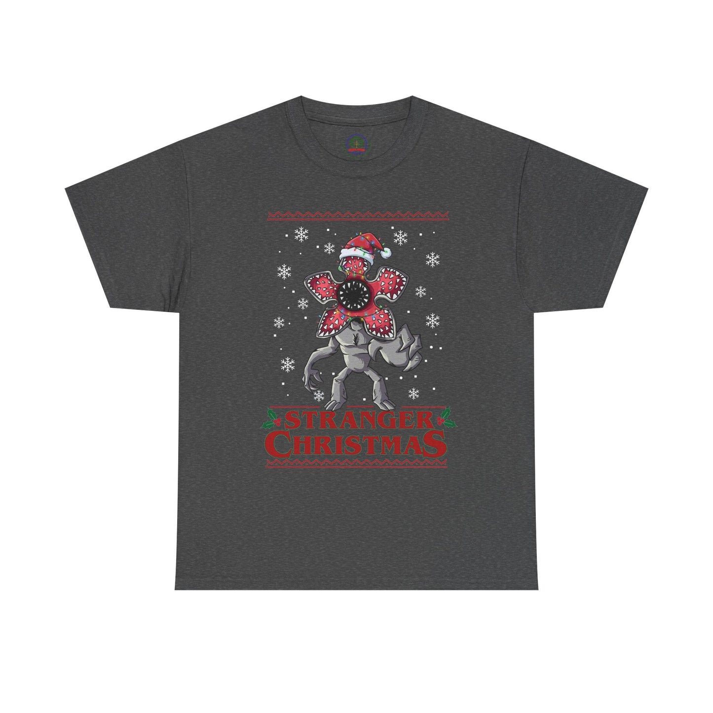 Stranger Christmas Demogorgon Tee | Holiday Horror T-Shirt Retro