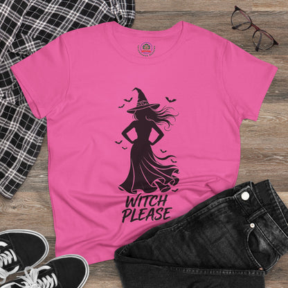 Witch Please Tee - Sassy Women's Halloween Witch Graphic T-Shirt