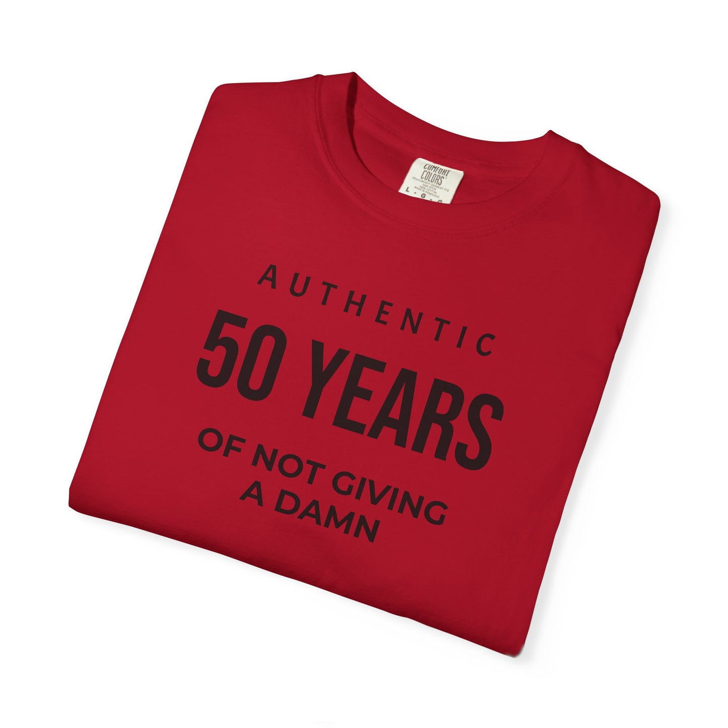 Many Years of Not Giving a Damn T-Shirt — Funny Custom Age Birthday Tee