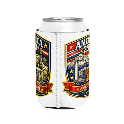 America 250th Anniversary Patriotic Can Cooler Sleeve | USA 250th