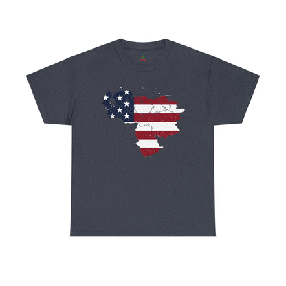 Venezuelan American Pride T-Shirt | Venezuelans in USA Tee