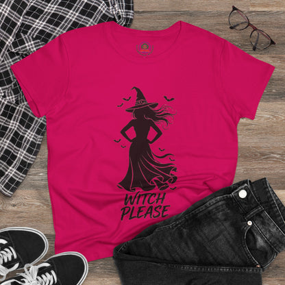 Witch Please Tee - Sassy Women's Halloween Witch Graphic T-Shirt