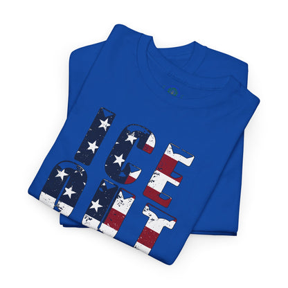 ICE OUT NOW Protest Tee, Immigration Rights Political Statement