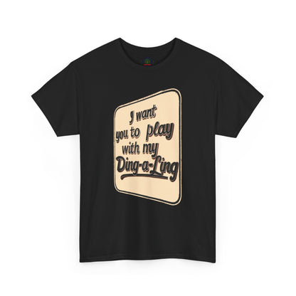 Sarcastic Humor Tee, Chuck Berry, My Ding-a-Ling, Funny Graphic T-Shirt