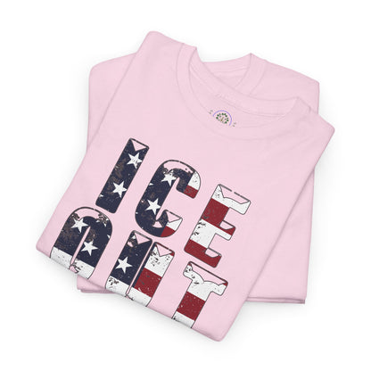 ICE OUT NOW Protest Tee, Immigration Rights Political Statement