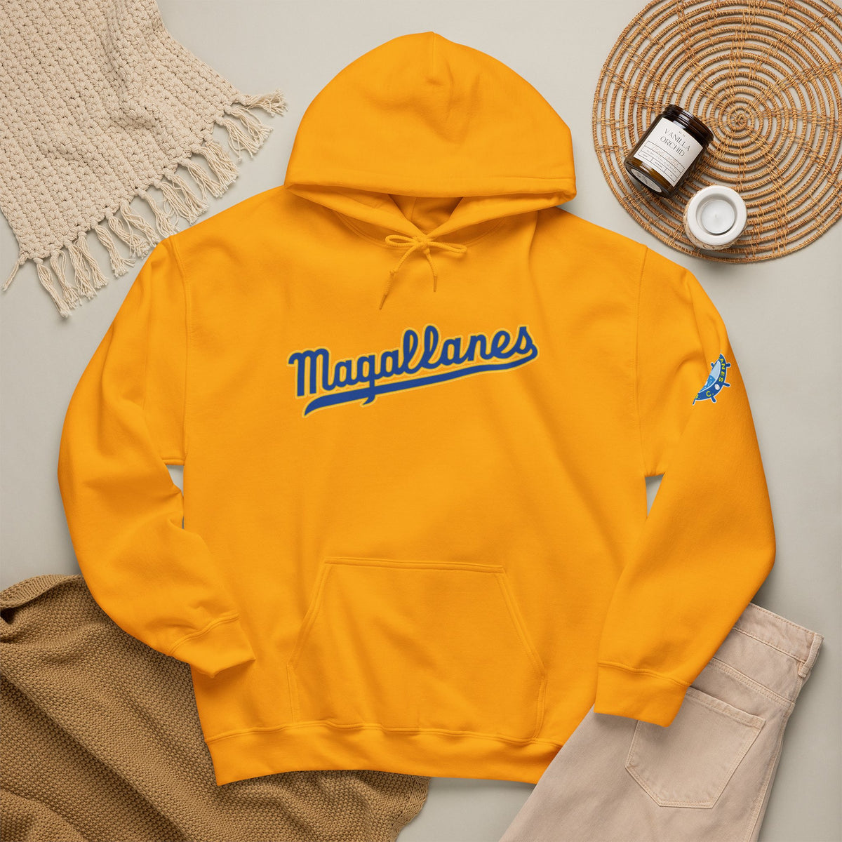 Venezuelan Baseball Fan, Navegantes del Magallanes Unisex Heavy Blend™ Hooded Sweatshirt