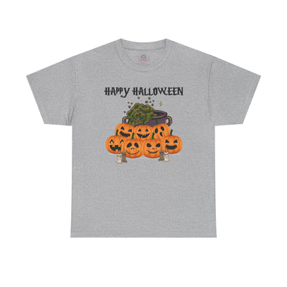 Happy Halloween Unisex Tee, Funny Pumpkin Shirt, Fall Apparel, Spooky Season - Secondhand Readers