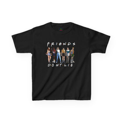 Friends Don't Lie Kids Tee, 80's Vibe, TV-Inspired, Stranger Valentine Gift Children's size - Secondhand Readers