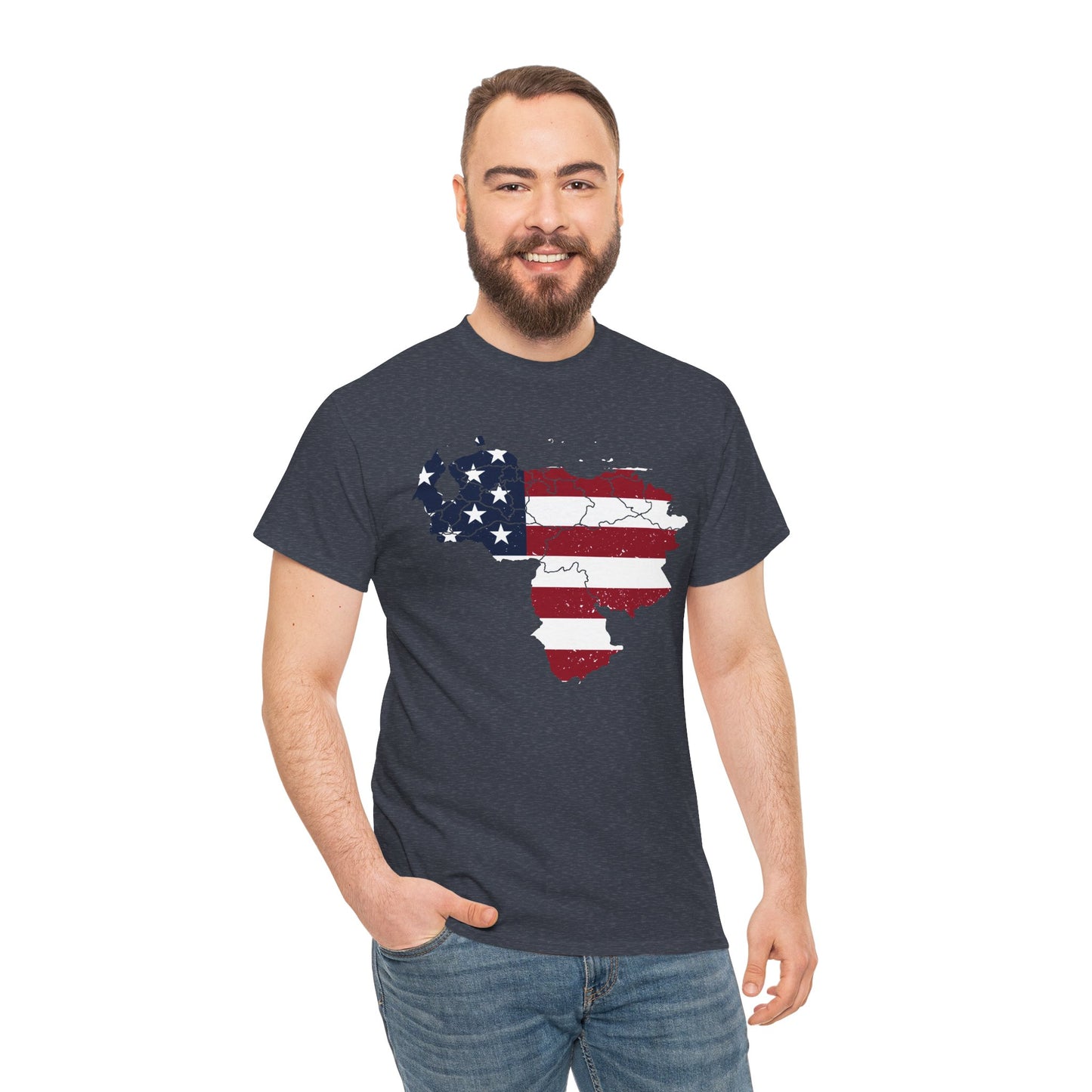 Venezuelan American Pride T-Shirt | Venezuelans in USA Tee