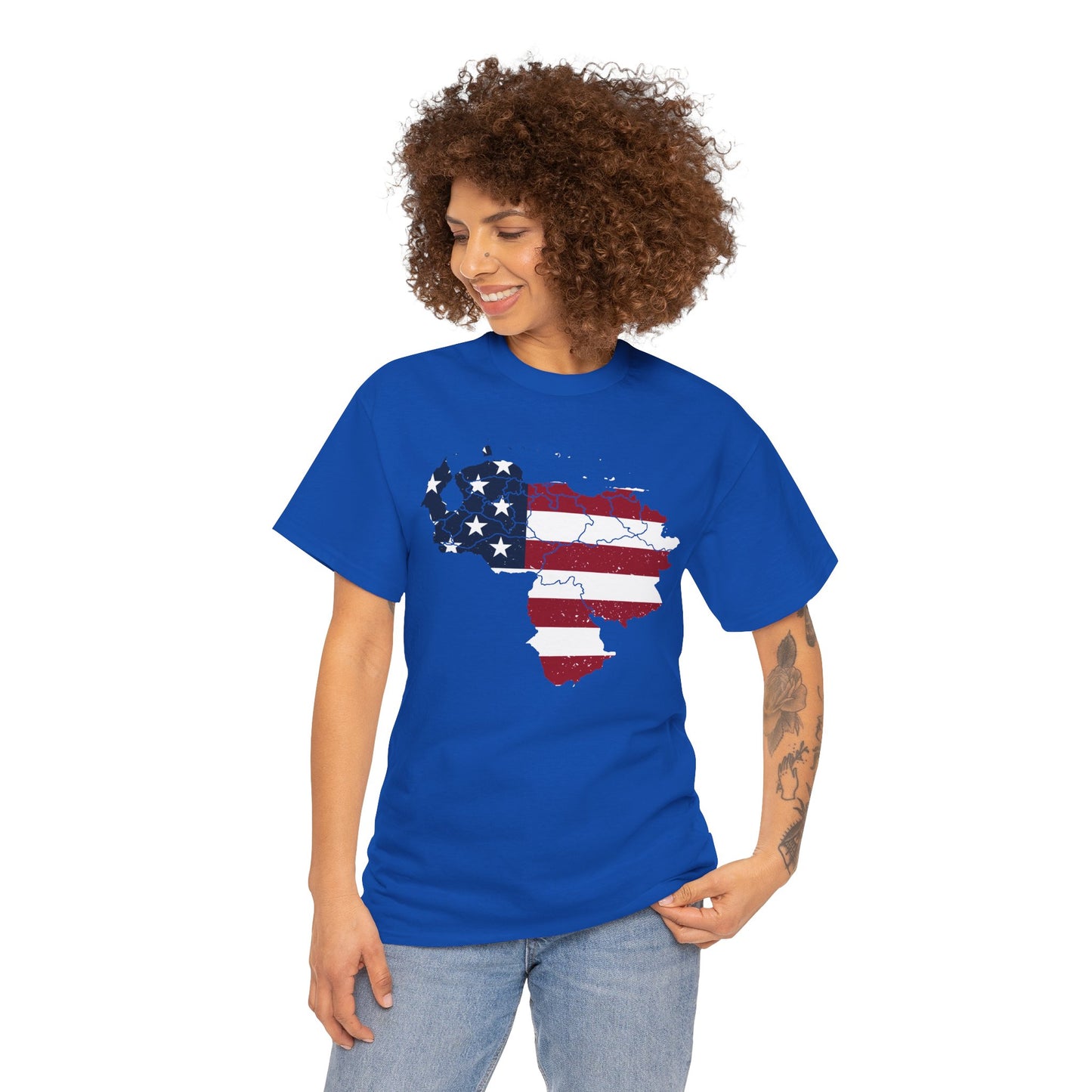 Venezuelan American Pride T-Shirt | Venezuelans in USA Tee