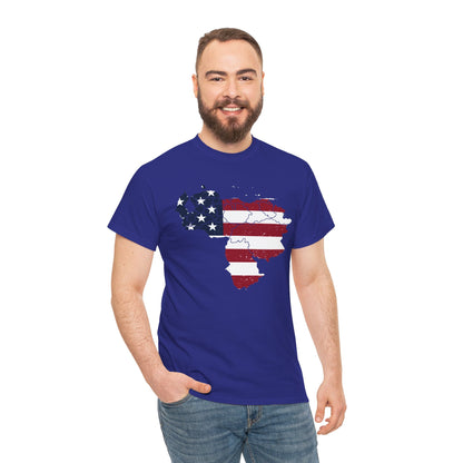 Venezuelan American Pride T-Shirt | Venezuelans in USA Tee