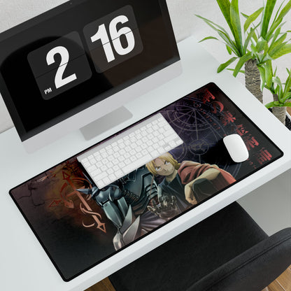 Fullmetal Alchemist Edward & Alphonse Desk Mat | Anime Playmat, Manga TCG MTG