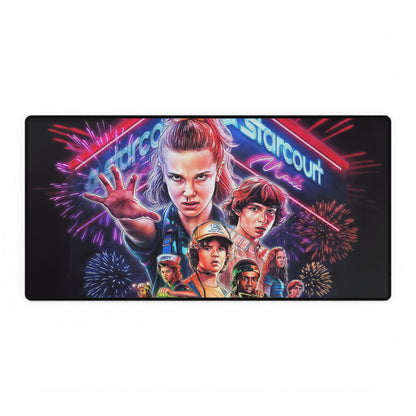 Stranger Things Inspired Desk Mat, Starcourt Mall, Gamer Geek Playmat, Retro Style, MTG TCG, Gaming Accessories