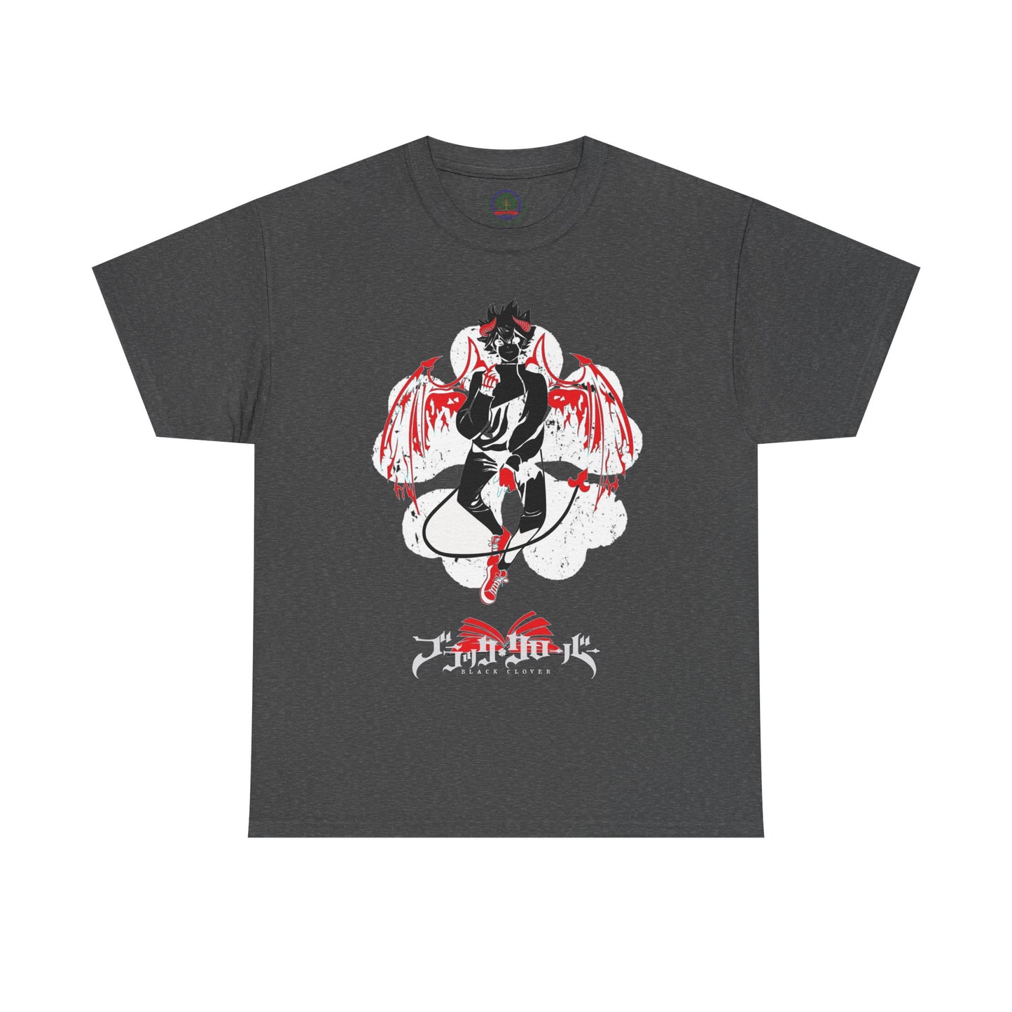 Black Clover Asta Demon Tee, Anime Inspired Graphic Casual T-Shirt Unisex
