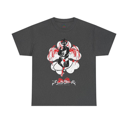 Black Clover Asta Demon Tee, Anime Inspired Graphic Casual T-Shirt Unisex