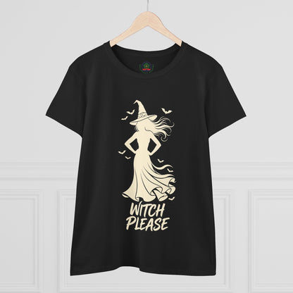 Witch Please Tee - Sassy Women's Halloween Witch Graphic T-Shirt