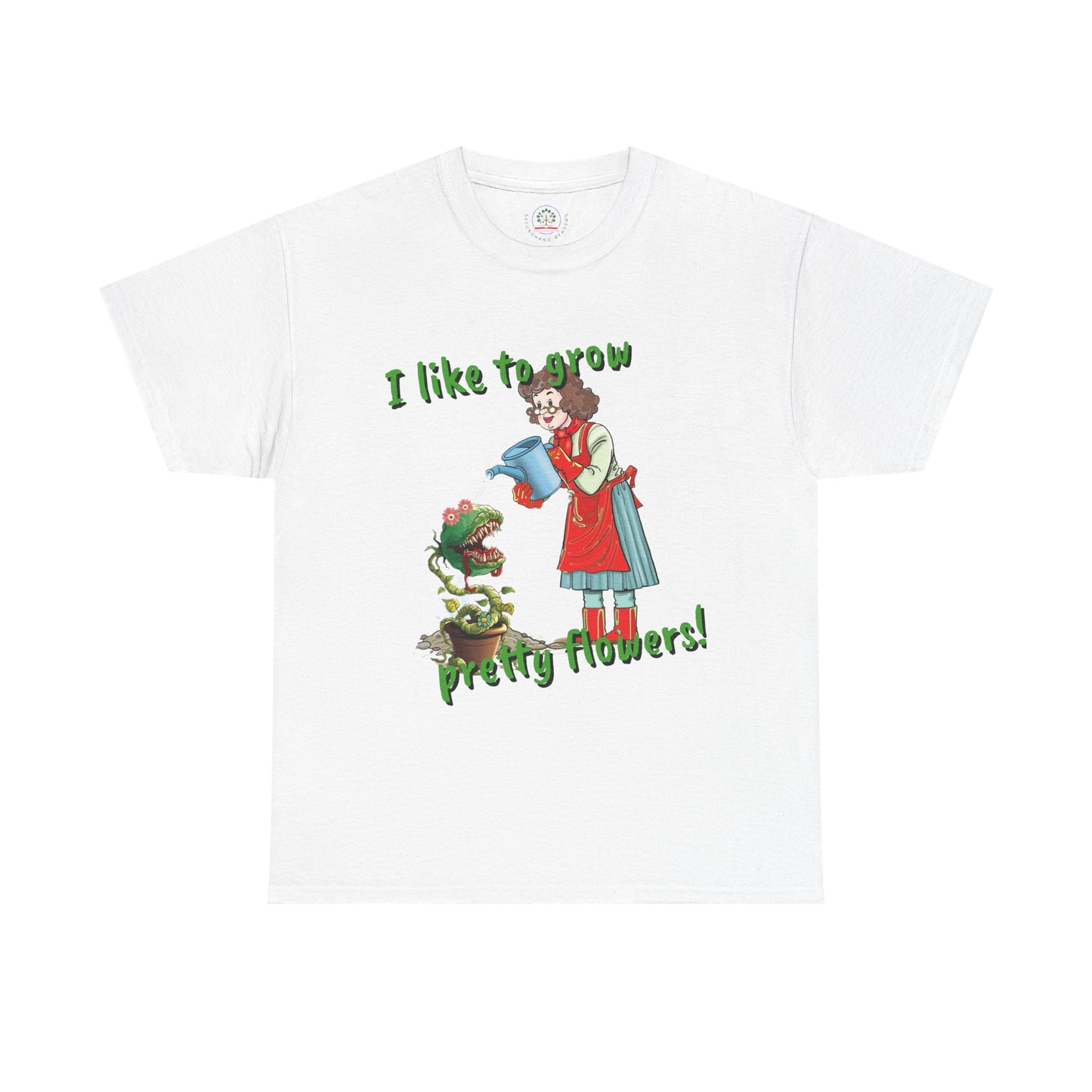 Gardening Tee, Floral T-Shirt for Plant Lovers, I like to grow pretty flowers