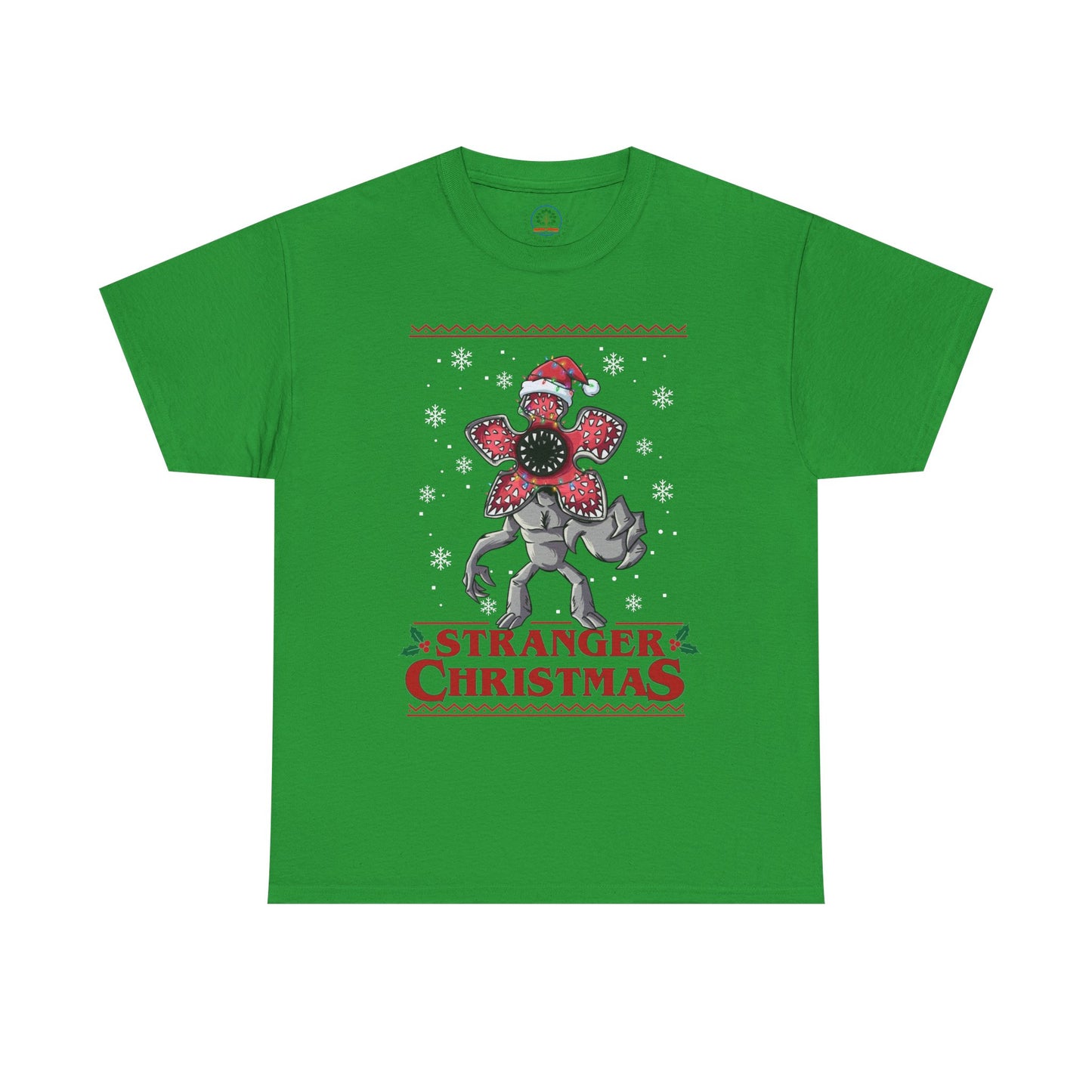 Stranger Christmas Demogorgon Tee | Holiday Horror T-Shirt Retro