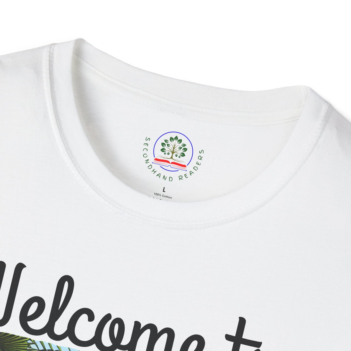 Welcome to My Garden Unisex T-Shirt - Funny Woman Watering Jungle Tee, Plant