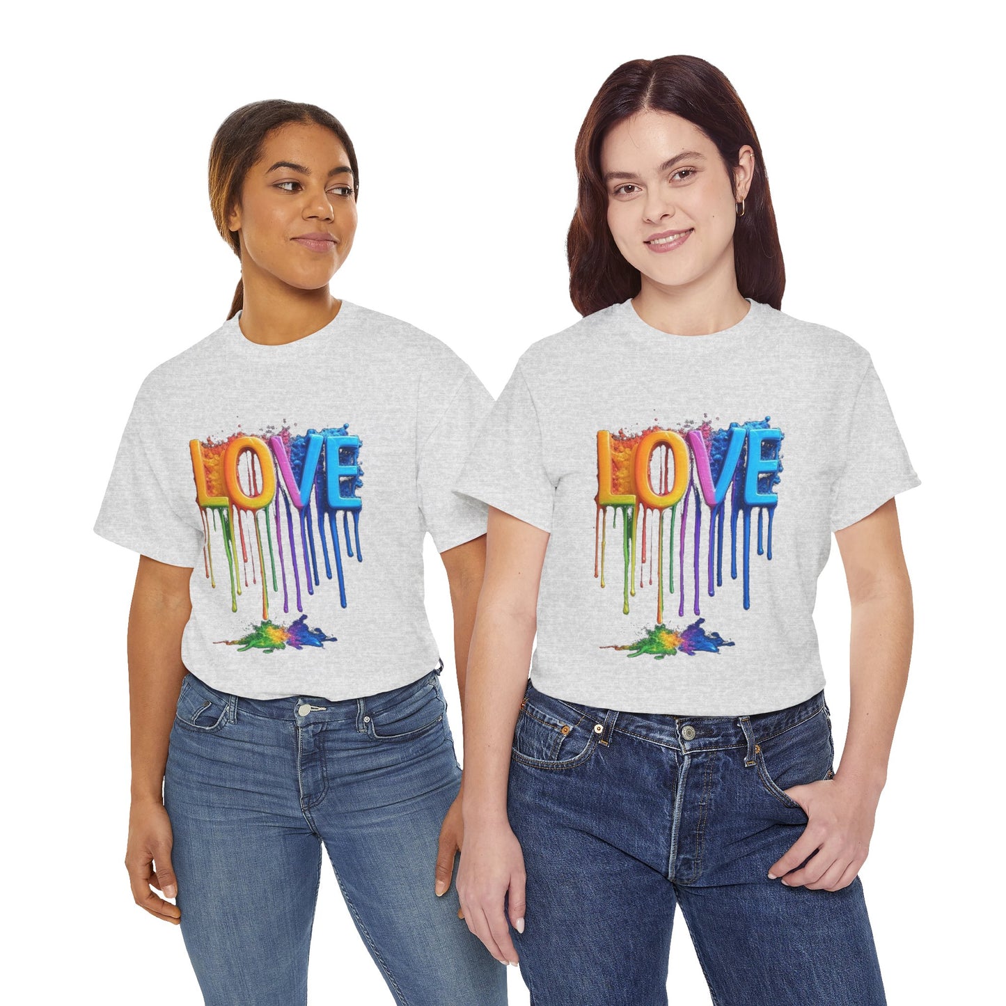 Rainbow Love Pride Unisex Tee - LGBTQ T-Shirt, Pride Apparel, LGBTQ Clothing