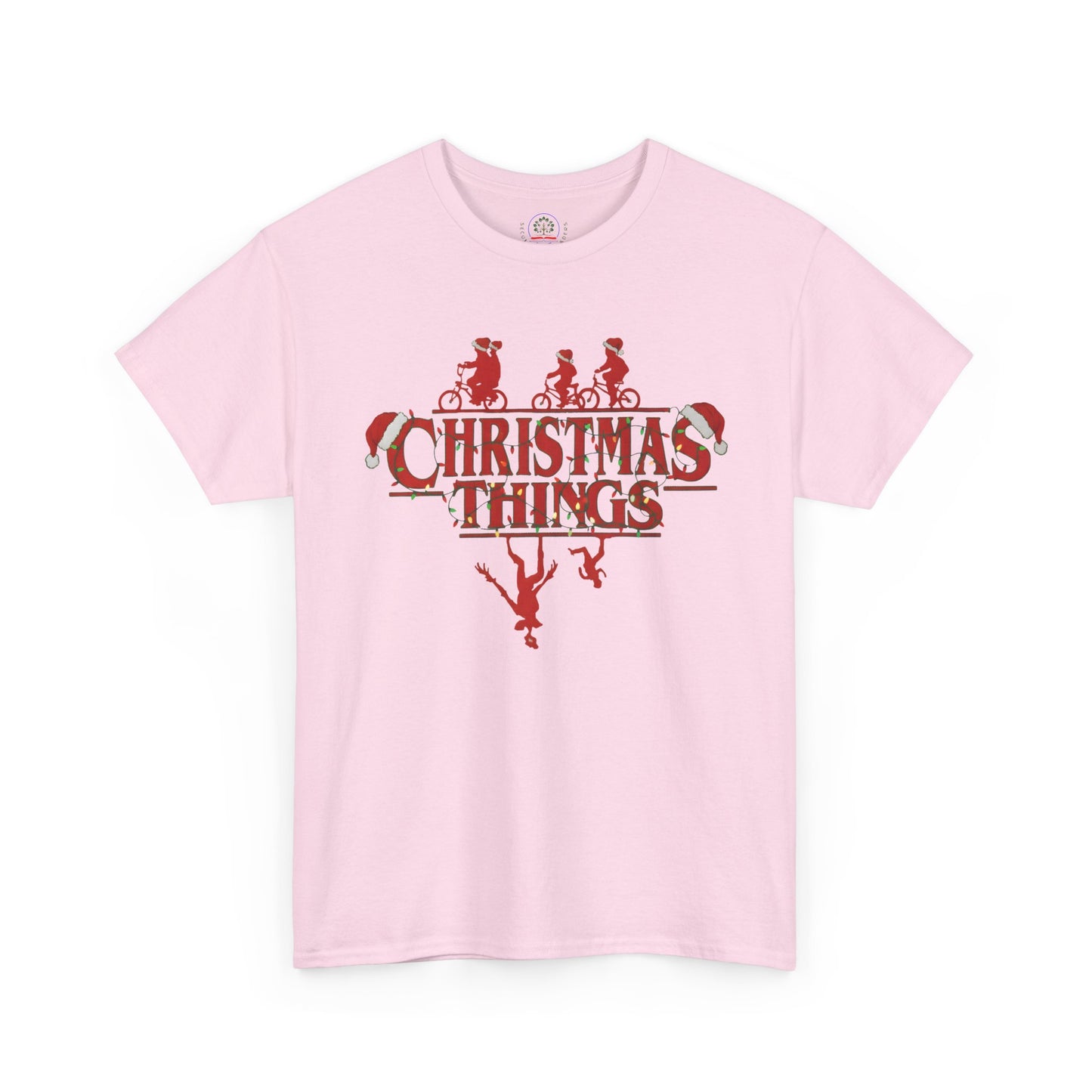 Christmas Things Retro Upside Down T-Shirt | Holiday Graphic Tee