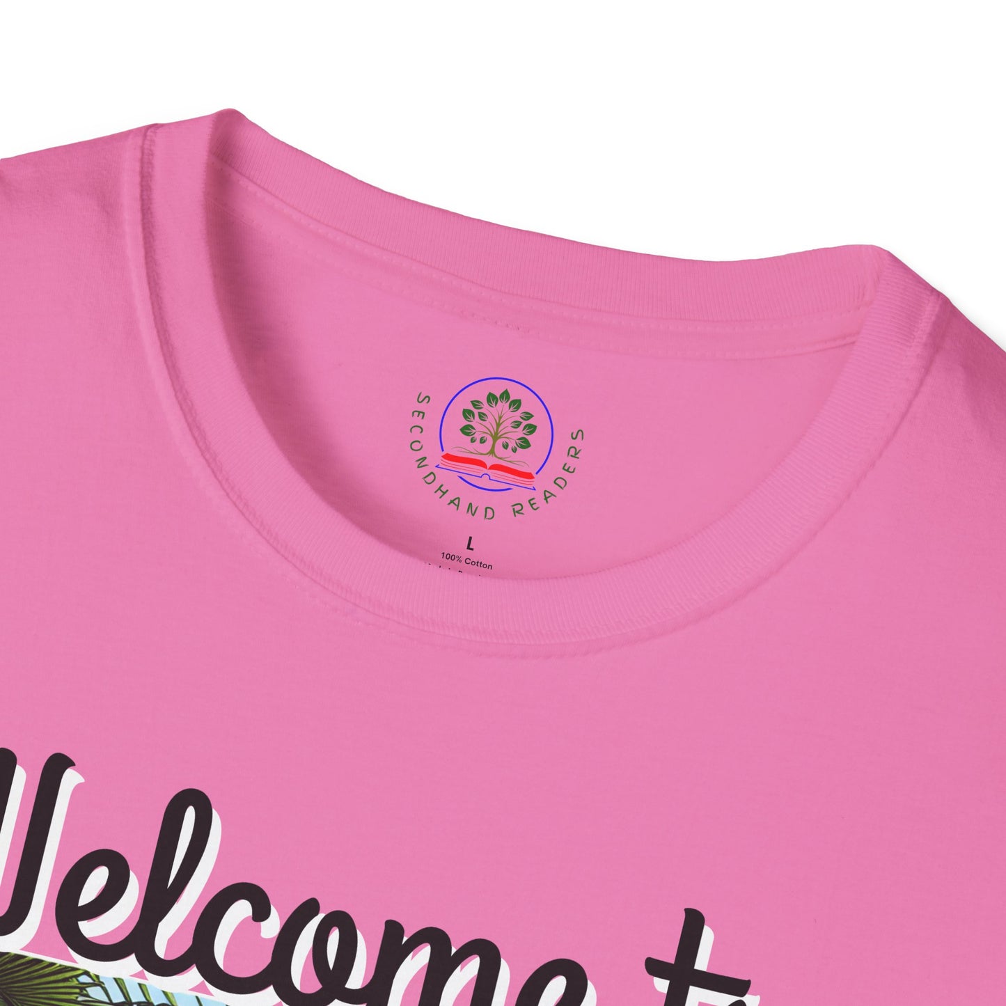 Welcome to My Garden Unisex T-Shirt - Funny Woman Watering Jungle Tee, Plant