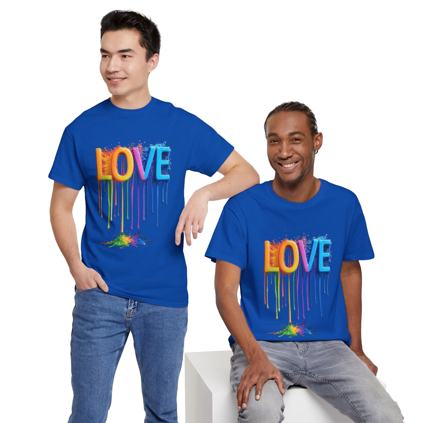Rainbow Love Pride Unisex Tee - LGBTQ T-Shirt, Pride Apparel, LGBTQ Clothing
