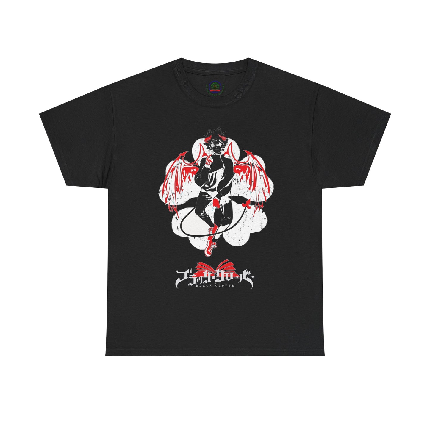 Black Clover Asta Demon Tee, Anime Inspired Graphic Casual T-Shirt Unisex