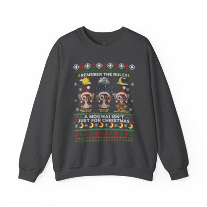 Gremlins Mogwai Ugly Christmas Sweater Crewneck Sweatshirt | Retro Holiday
