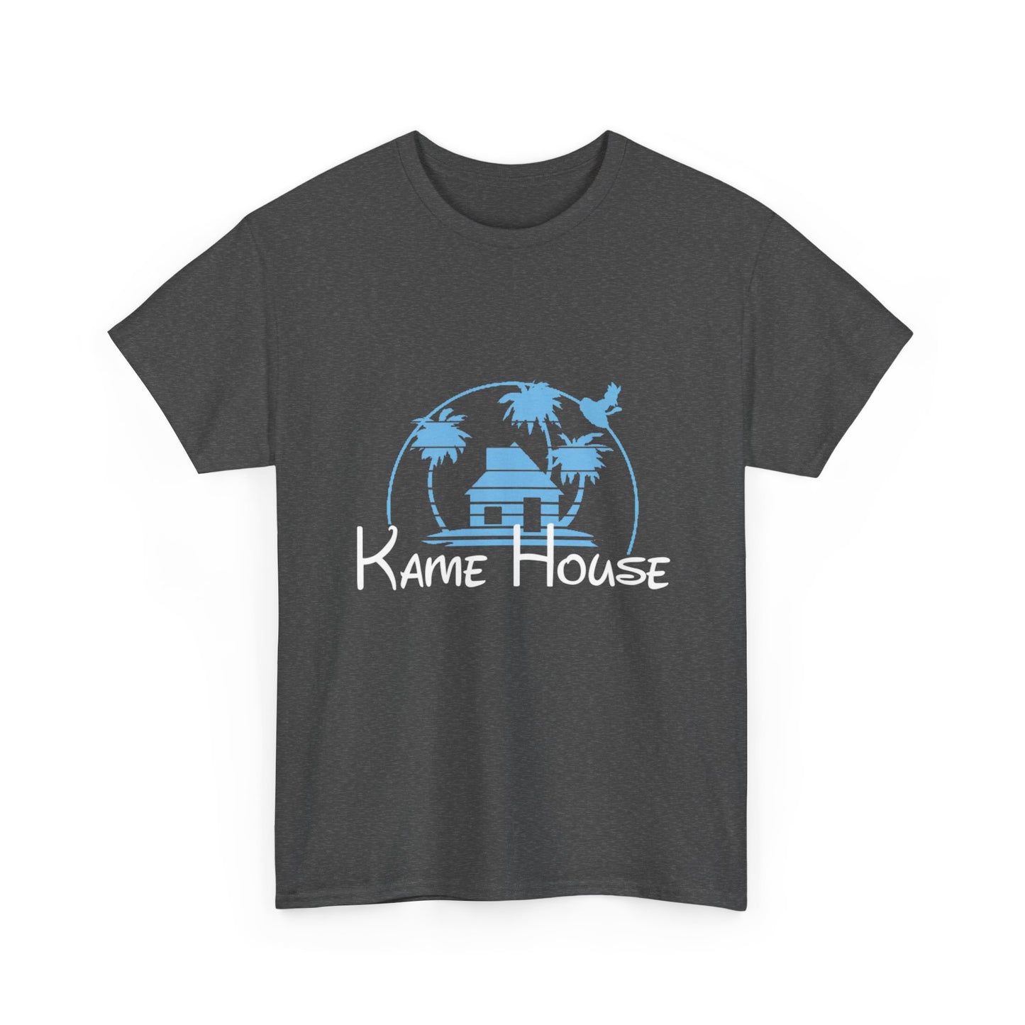 Anime Dragon Ball Inspired Kame House + Disney Buena Vista Logo T-Shirt
