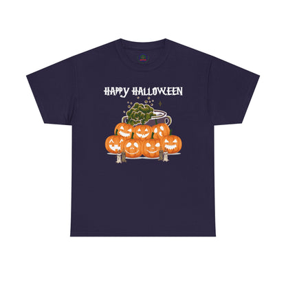 Happy Halloween Unisex Tee, Funny Pumpkin Shirt, Fall Apparel, Spooky Season - Secondhand Readers