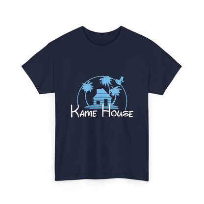 Anime Dragon Ball Inspired Kame House + Disney Buena Vista Logo T-Shirt