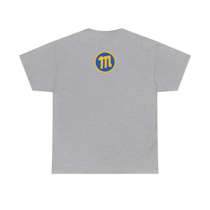 Venezuelan Navegantes del Magallanes baseball fan T-shirt, unisex softstyle tee with team logo and navy blue design.