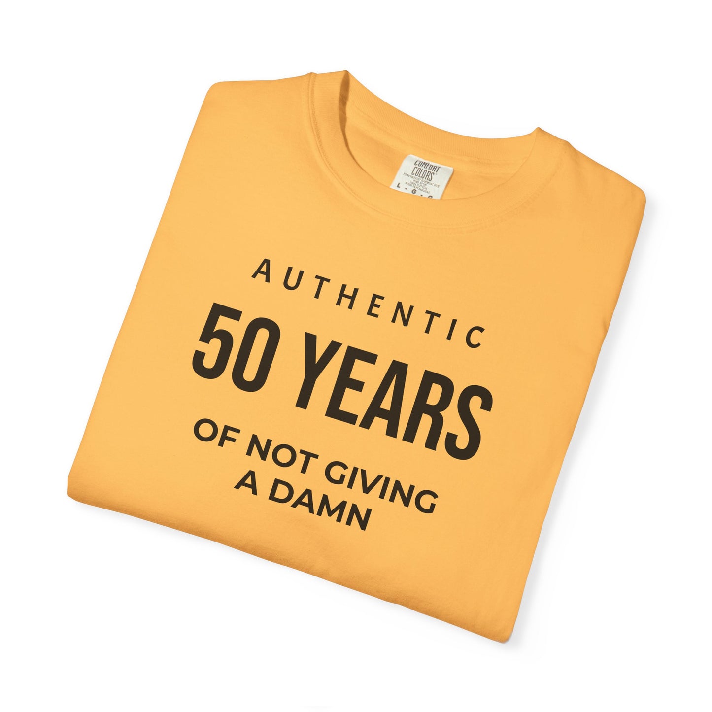 Many Years of Not Giving a Damn T-Shirt — Funny Custom Age Birthday Tee