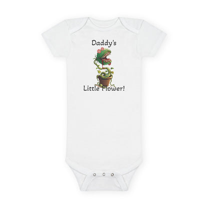 Baby Bodysuit, Daddy's Little Flower, Carnivore Plant, Cute Baby, Baby Clothing