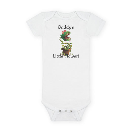 Baby Bodysuit, Daddy's Little Flower, Carnivore Plant, Cute Baby, Baby Clothing