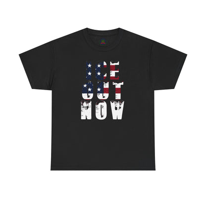 ICE OUT NOW Protest Tee, Immigration Rights Political Statement