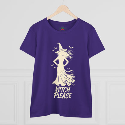 Witch Please Tee - Sassy Women's Halloween Witch Graphic T-Shirt