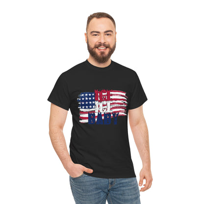 Ice Ice Baby American Flag T-Shirt, Patriotic Tee, America First, USA - Secondhand Readers