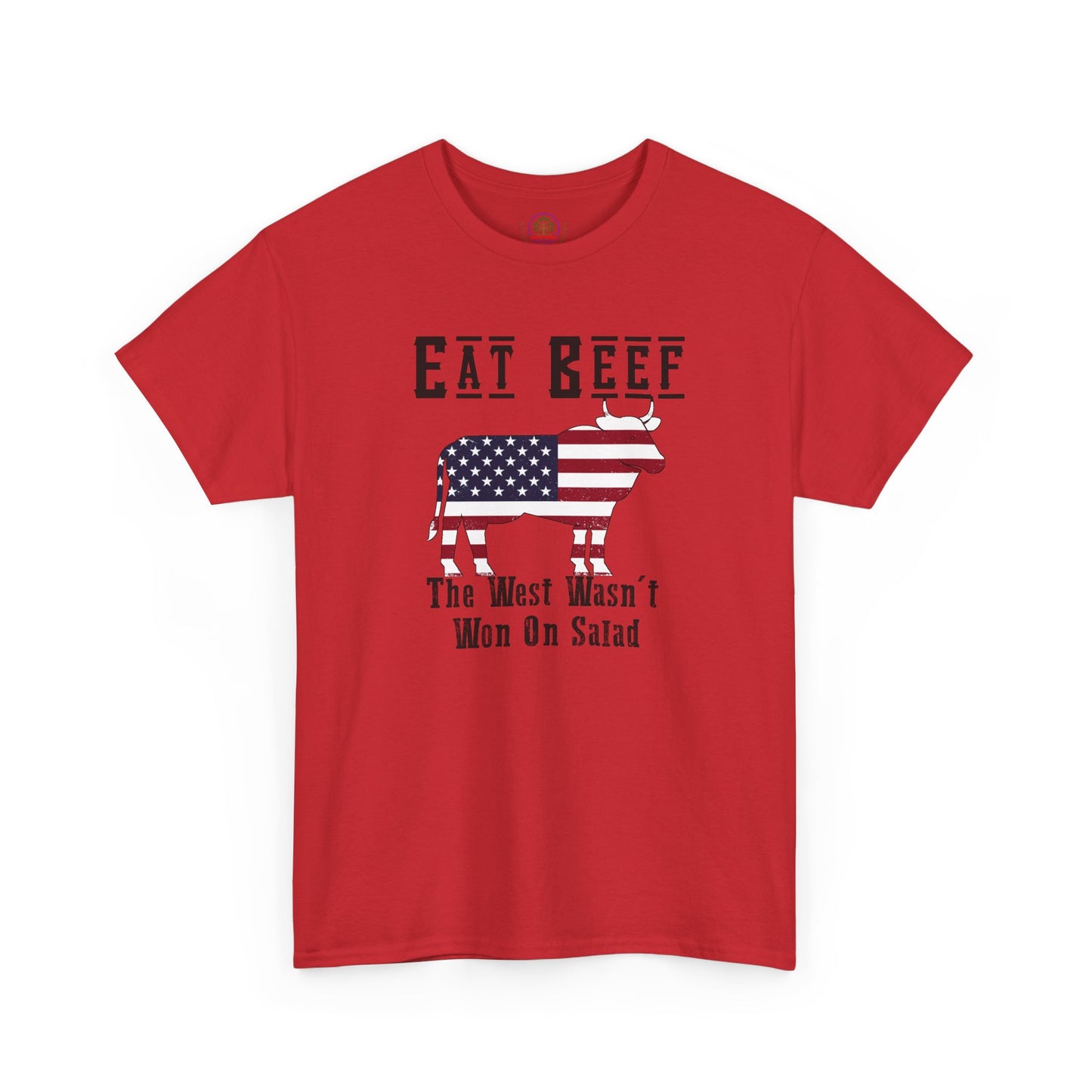 Funny American BBQ Unisex Tee, Meat Eaters Joke Shirt, Eat Beef Gift, Patriotic