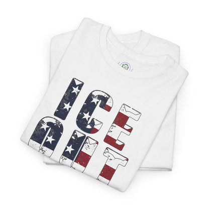 ICE OUT NOW Protest Tee, Immigration Rights Political Statement