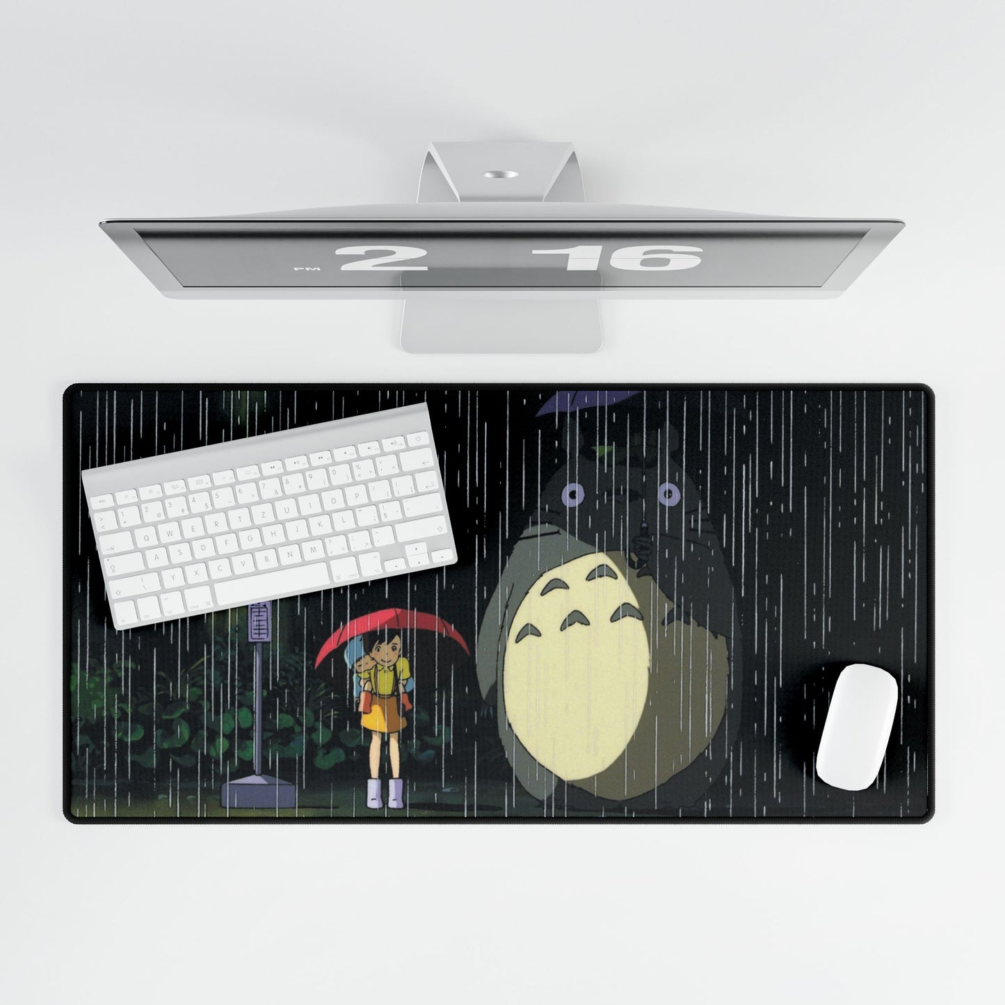 Studio Ghibli inspired, Totoro Desk Mat, Playmat for Gamers, MTG, TCG, Anime Desk Accessory