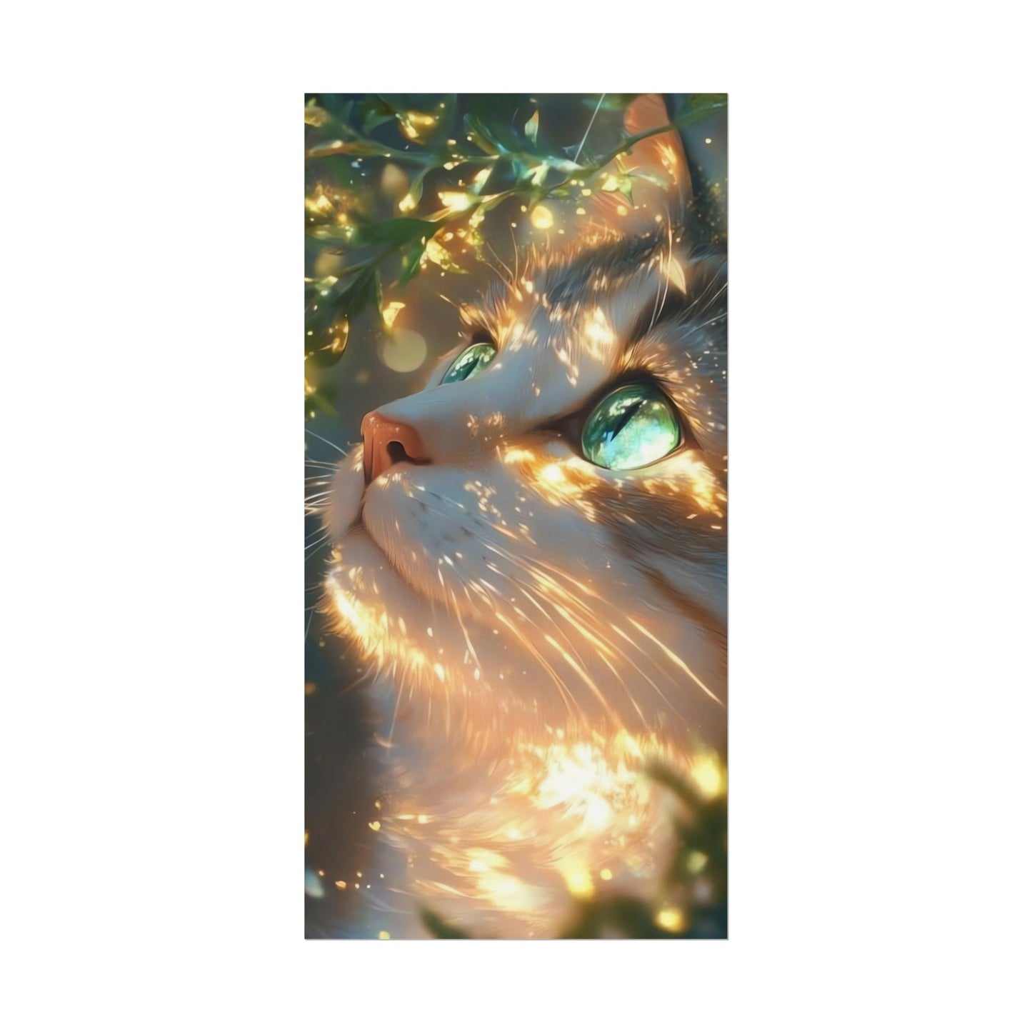 Enchanting Cat Art Posters, Watercolor Decor for Cat Lovers, Aesthetic Wall Art